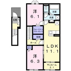 イルクオーレⅠの物件間取画像